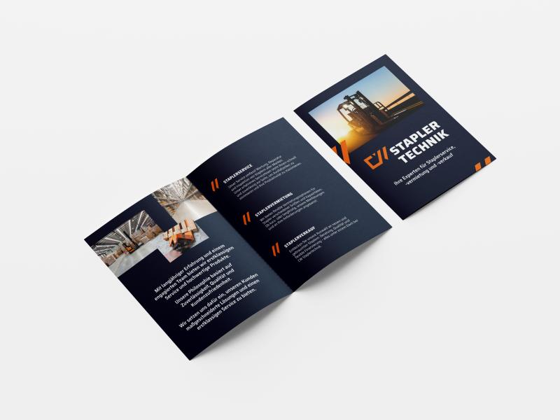 CW Staplertechnik Flyer Mockup