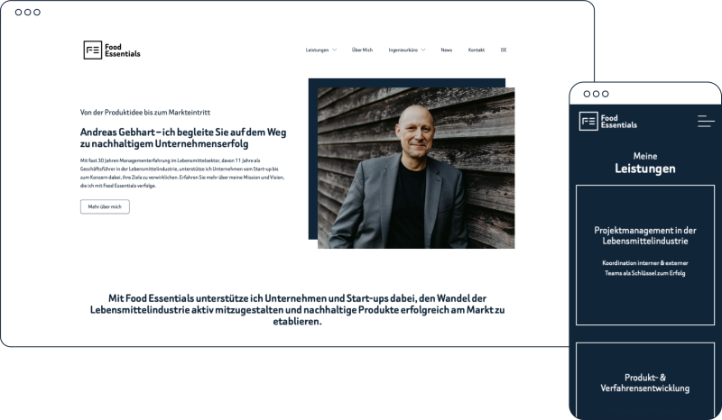 Food Essentials Responsive Design