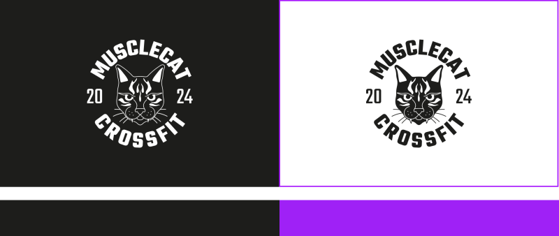 Musclecat Logo zwei Farben