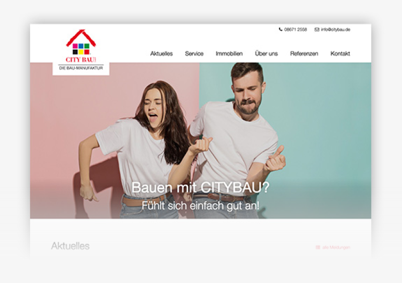 CITYBAU website 1