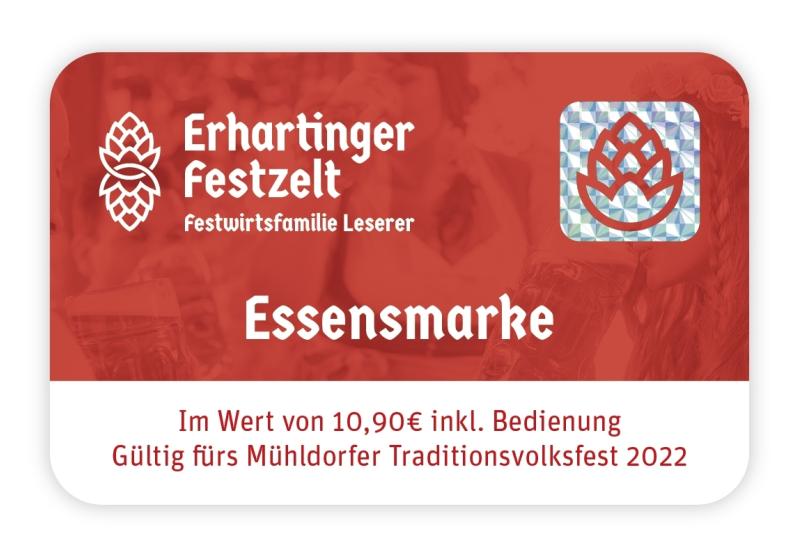 Erhartinger Festzelt Essenmarke
