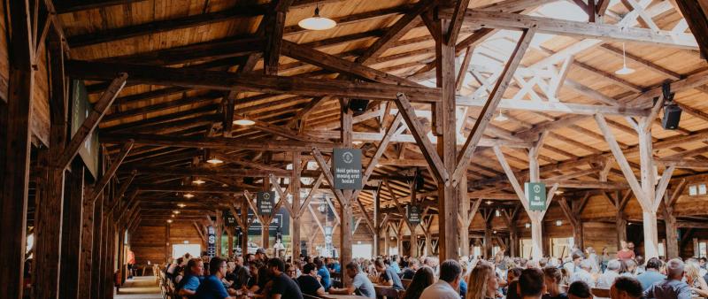 Erhartinger Festzelt Festzelt innen