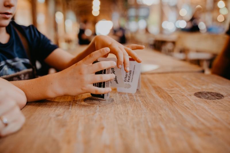 Erhartinger Festzelt Marken Kartenhaus