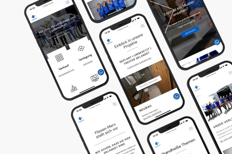 Fließen Merx Mobile Screens