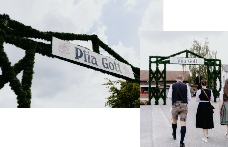 Triumphbogen Volksfest Vilsbiburg limet