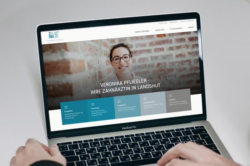 Zahnarztpraxis Pfliegler_Webdesign_limet_toeging