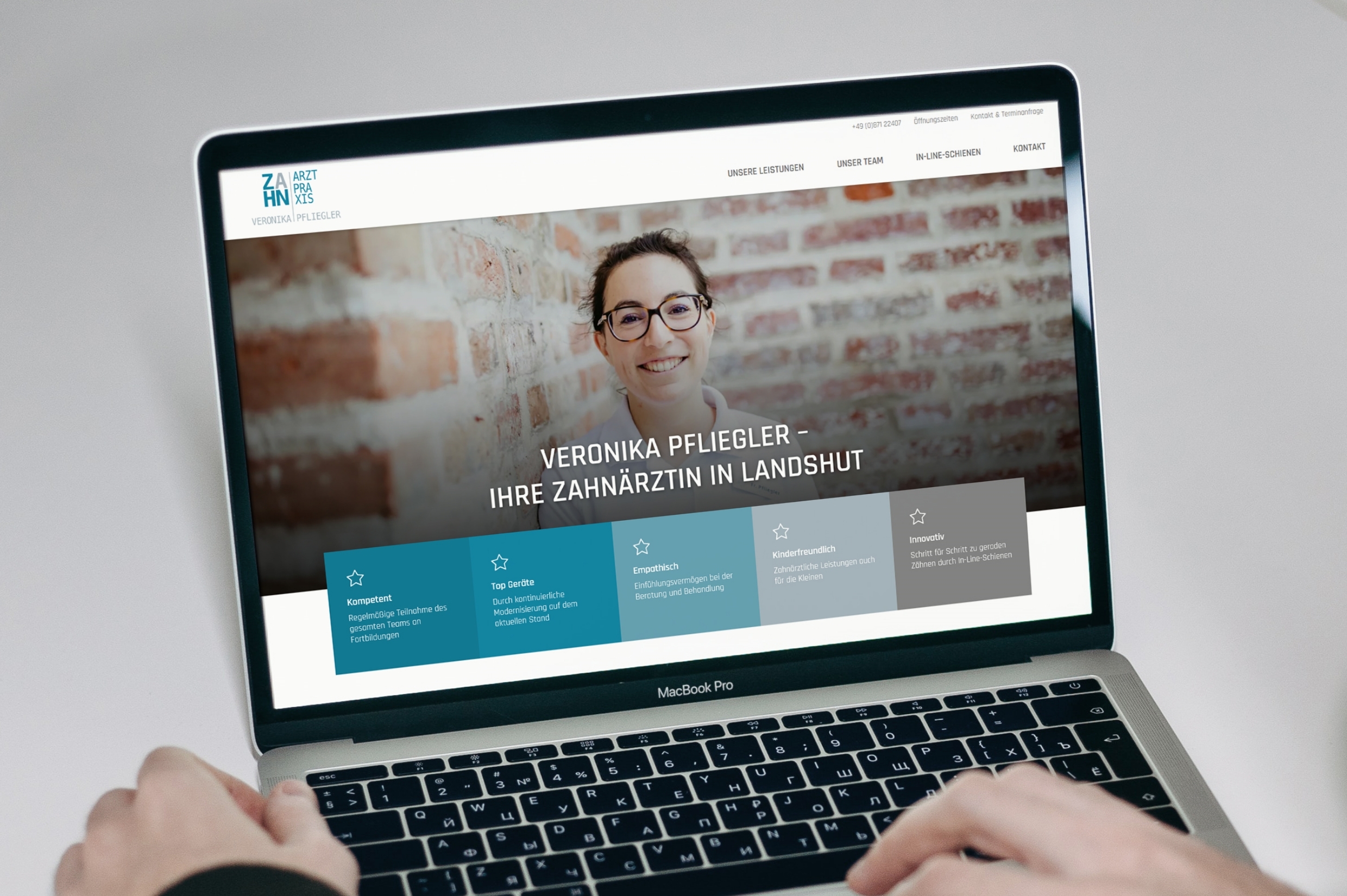 Zahnarztpraxis Pfliegler_Webdesign_limet_toeging