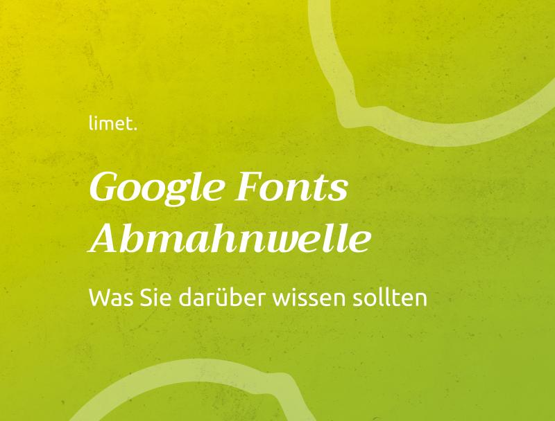 Google Fonts Abmahnwelle